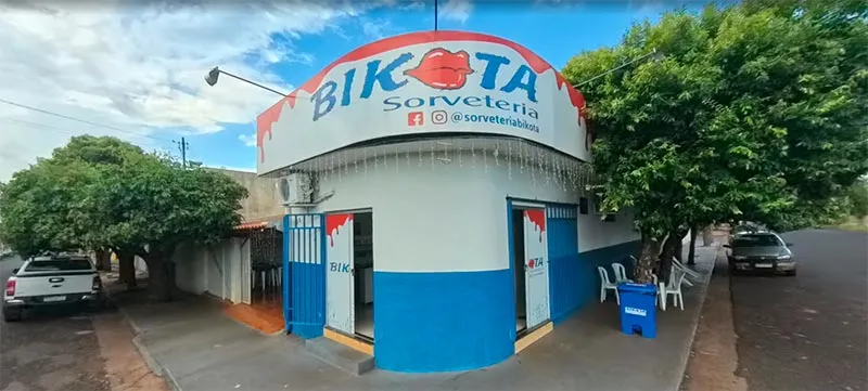 Fachada Sorveteria Bikota